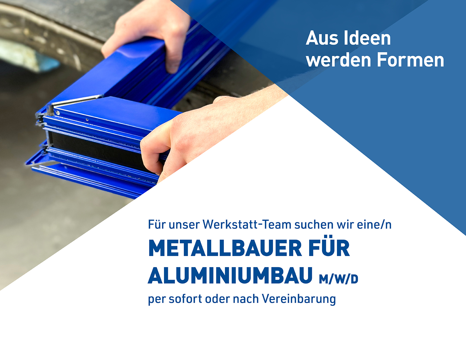 Metallbauer für Aluminiumbau m/w/d gesucht